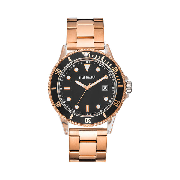 STATEMENT WATCH BLACK